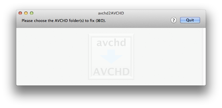 avchd2AVCHD default screen